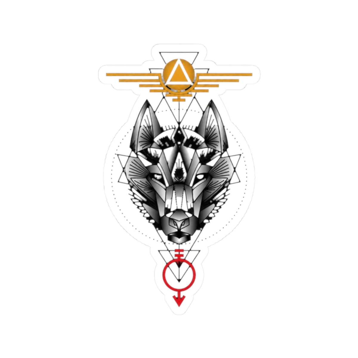 Geometric Howler Color | Red Rising - alternate angle 3, merchandise