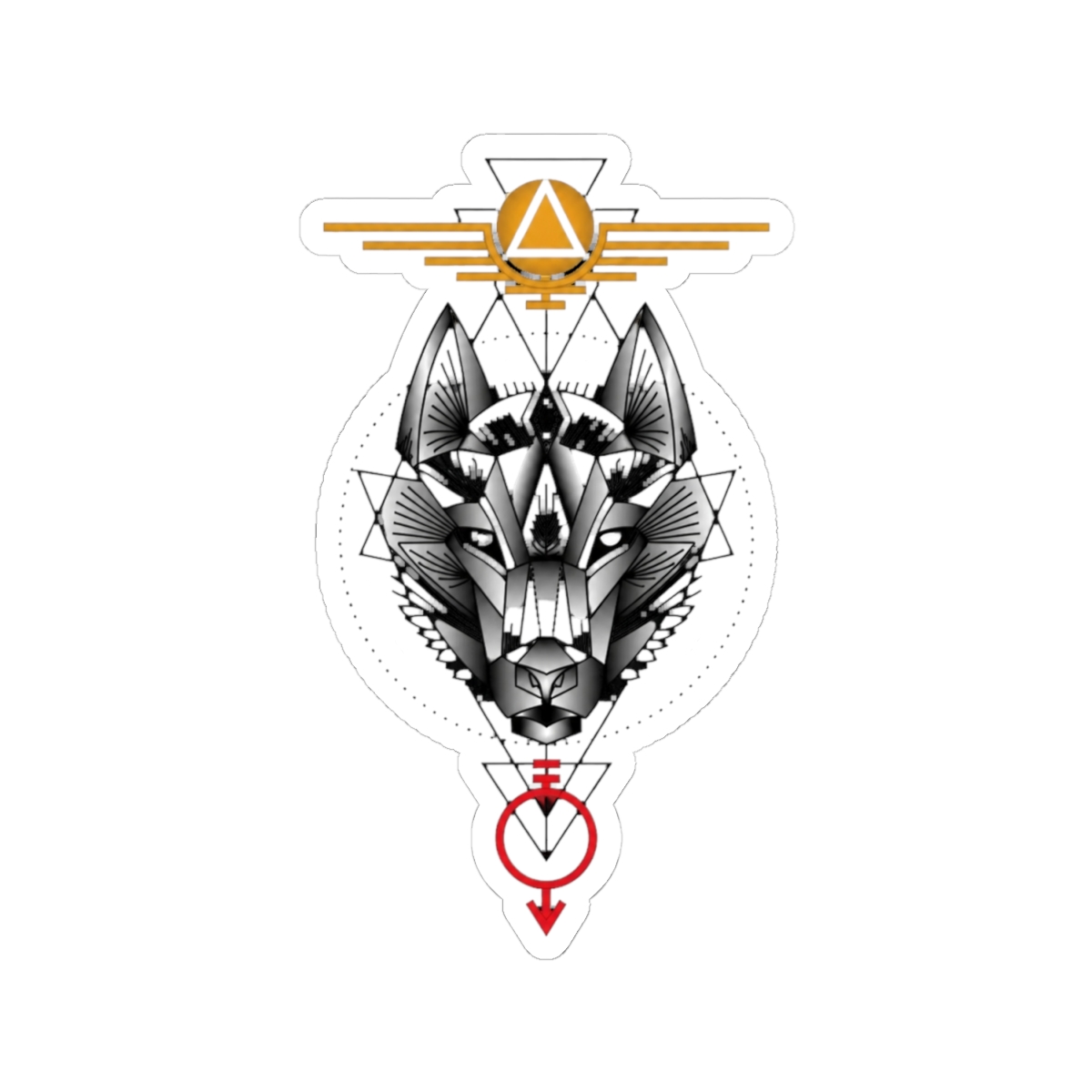 Geometric Howler Color | Red Rising - alternate angle 1, merchandise
