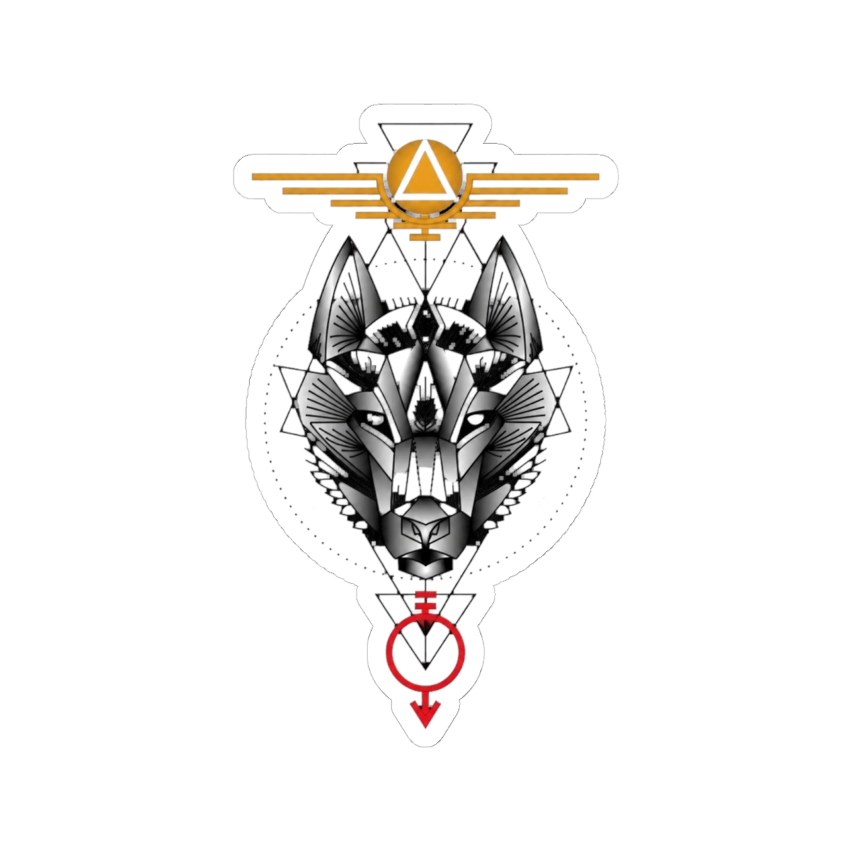 Geometric Howler Color | Red Rising - alternate angle 2, merchandise