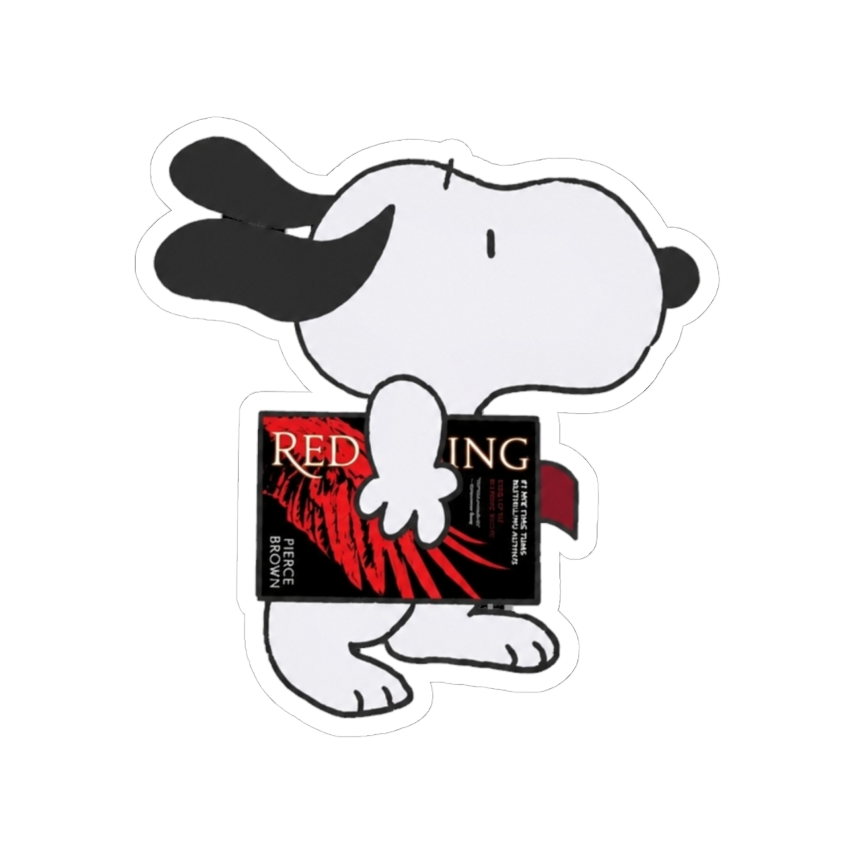 snoopy reading red rising - alternate angle 2, merchandise