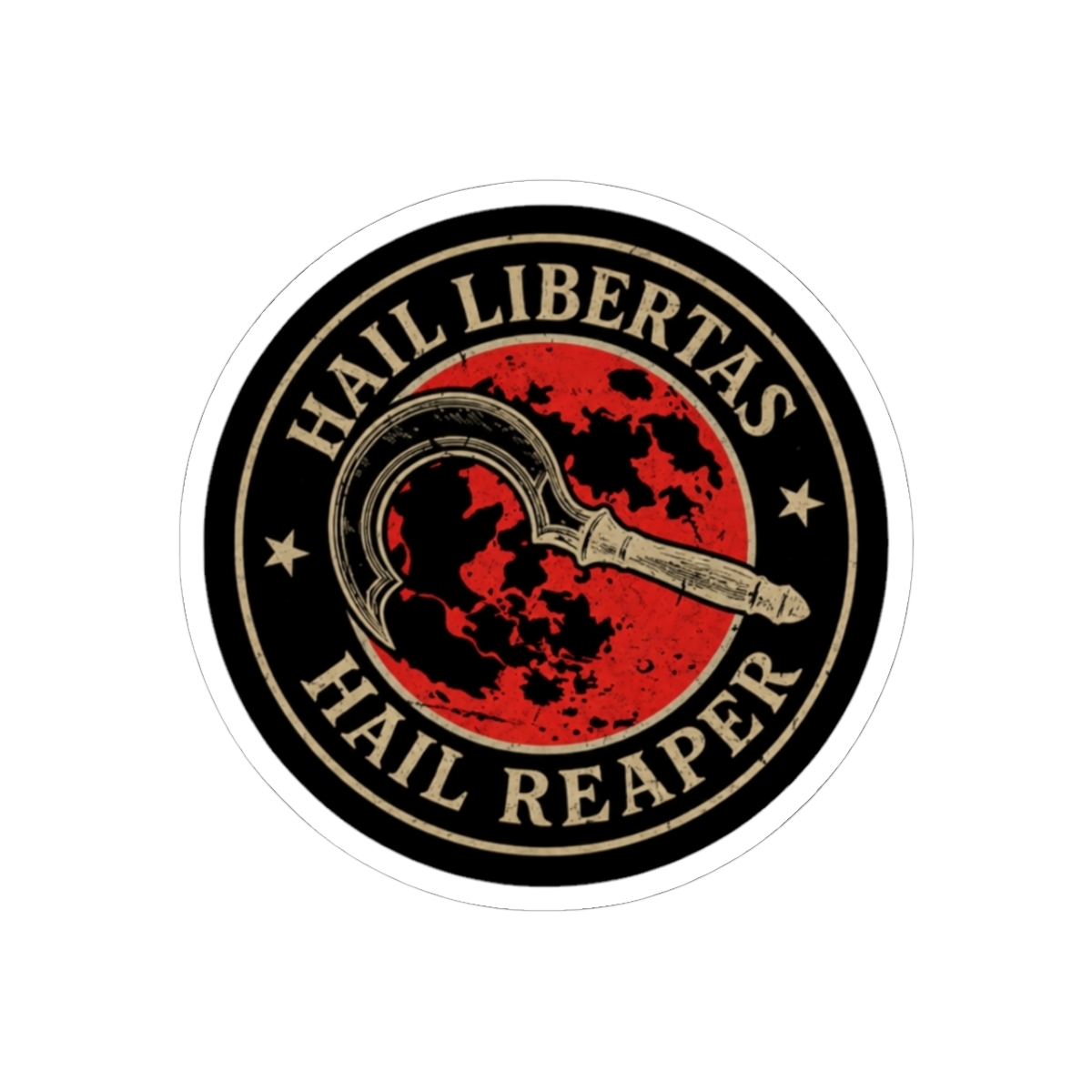 Red Rising Hail reaper Sticker