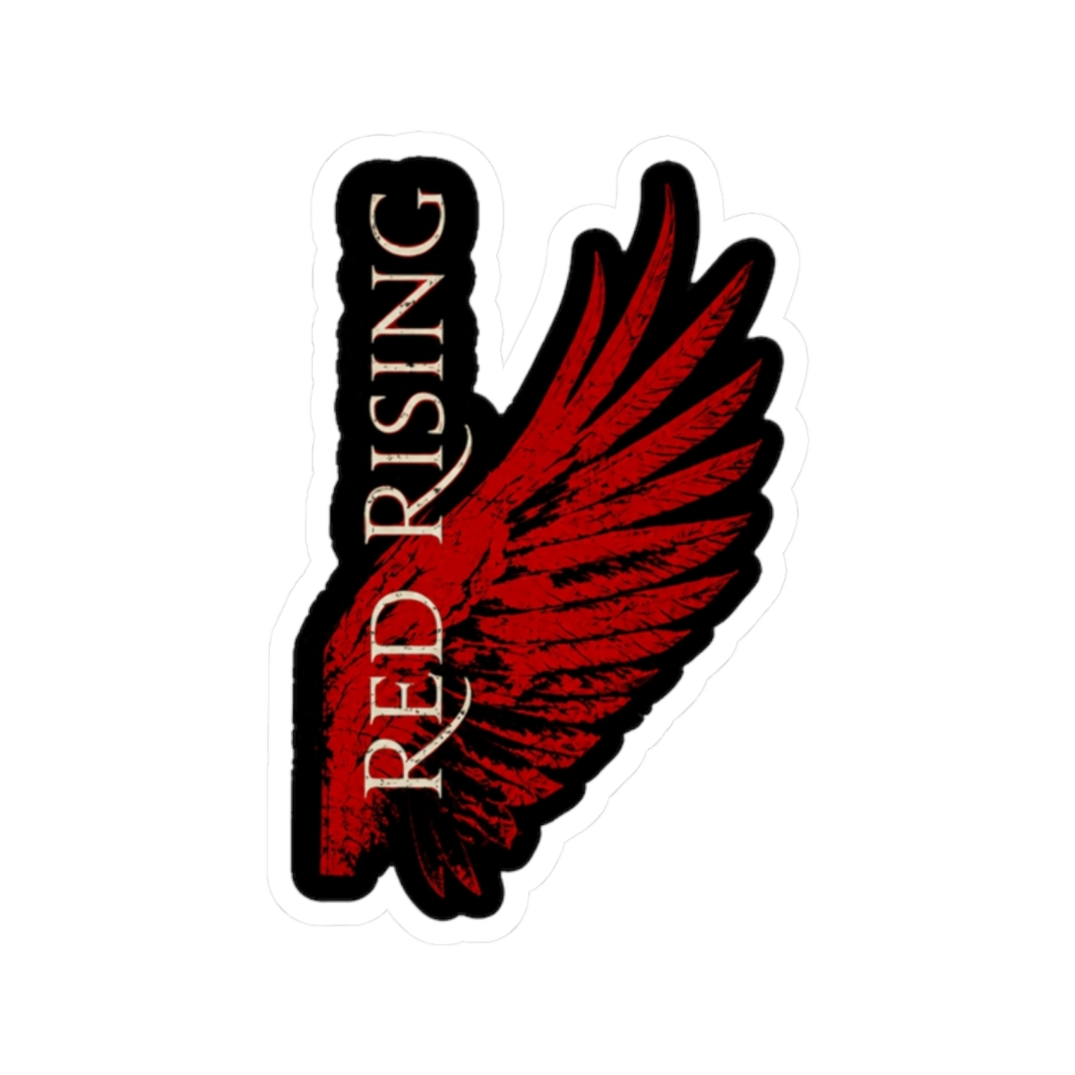 Wing Of Red Rising Sticker - alternate angle 3, merchandise