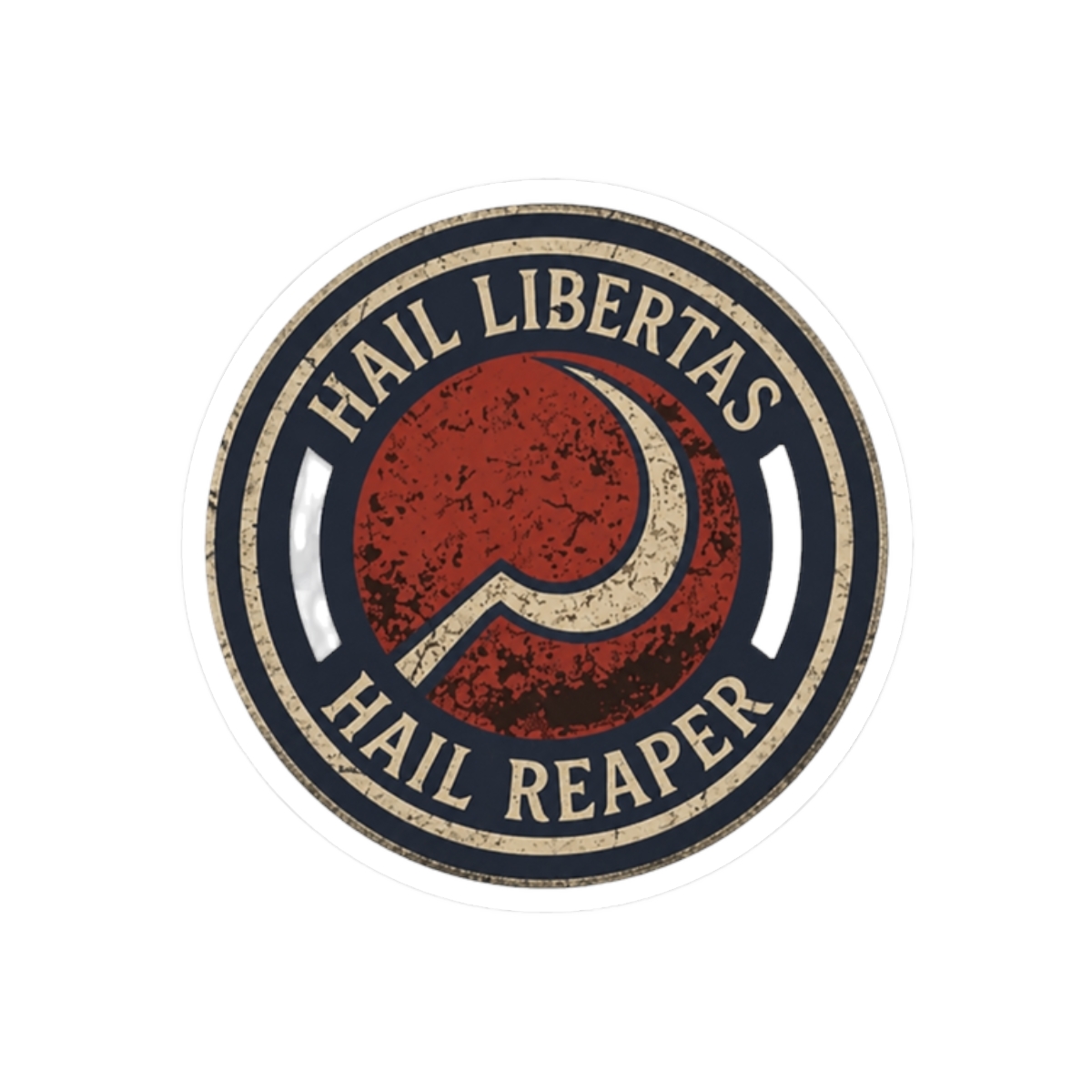 Red Rising, Hail Libertas Hail Reaper Sticker - alternate angle 3, merchandise