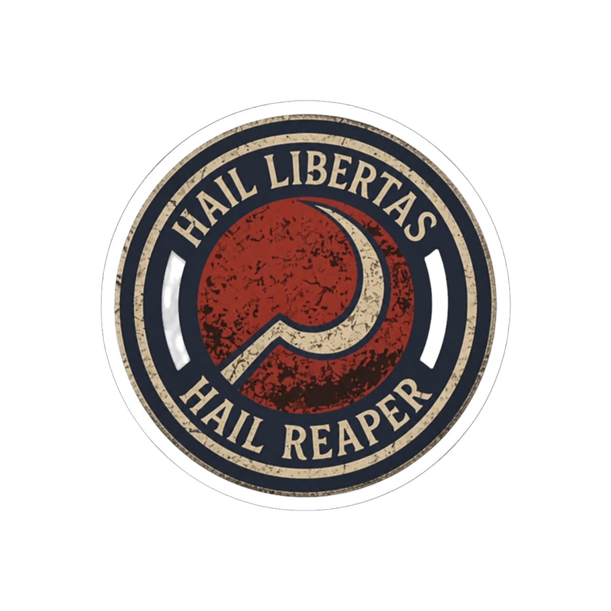 Red Rising, Hail Libertas Hail Reaper Sticker - alternate angle 1, merchandise