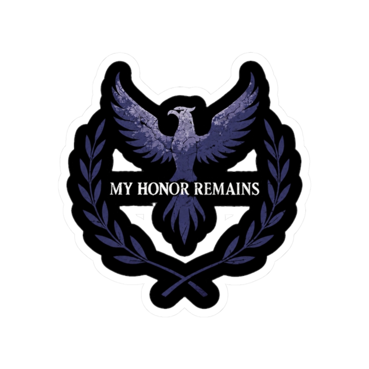 My Honor Remains - Cassius - Red Rising Sticker - alternate angle 3, merchandise