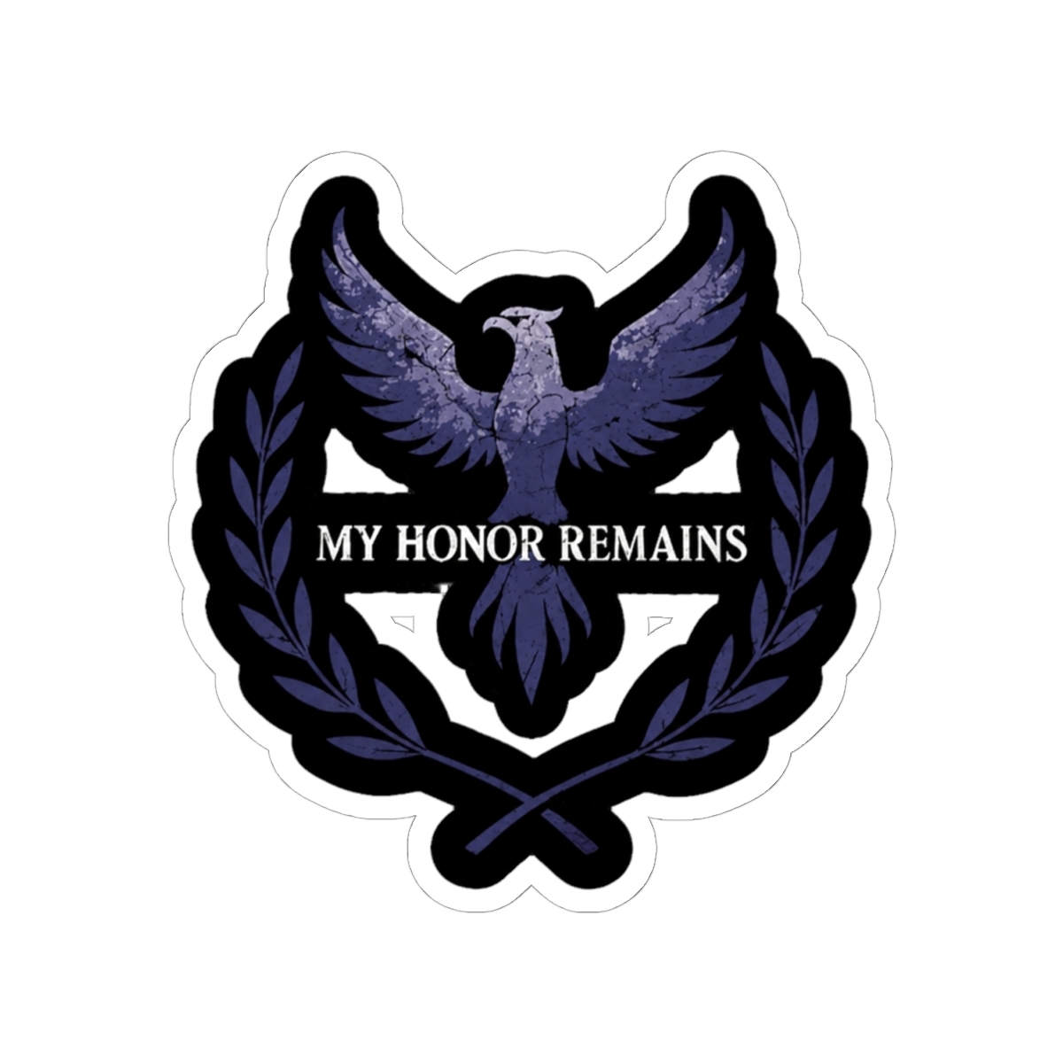 My Honor Remains - Cassius - Red Rising Sticker - alternate angle 1, merchandise