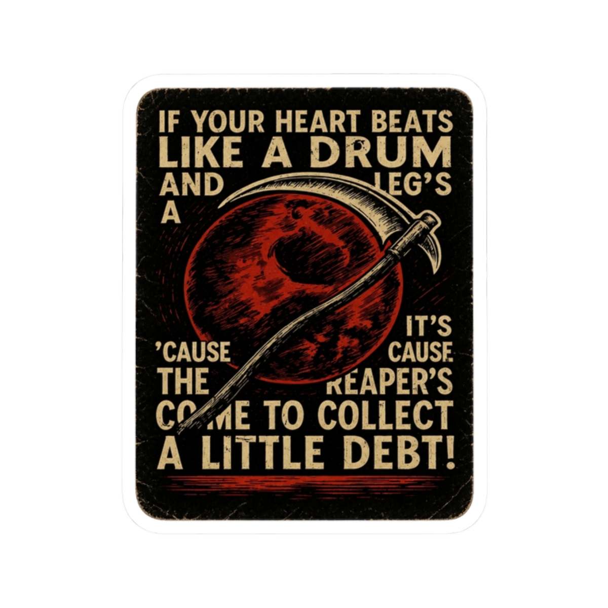 House Telemanus - Red Rising pierce brown Sticker - alternate angle 3, merchandise