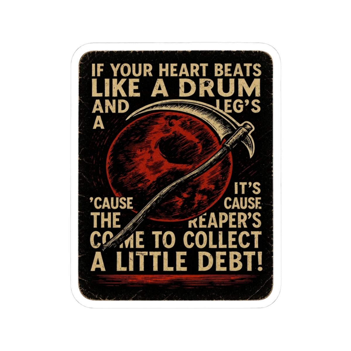 House Telemanus - Red Rising pierce brown Sticker
