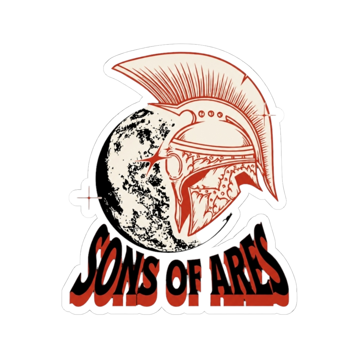 Red Rising - Sons of Ares Sticker - alternate angle 1, merchandise