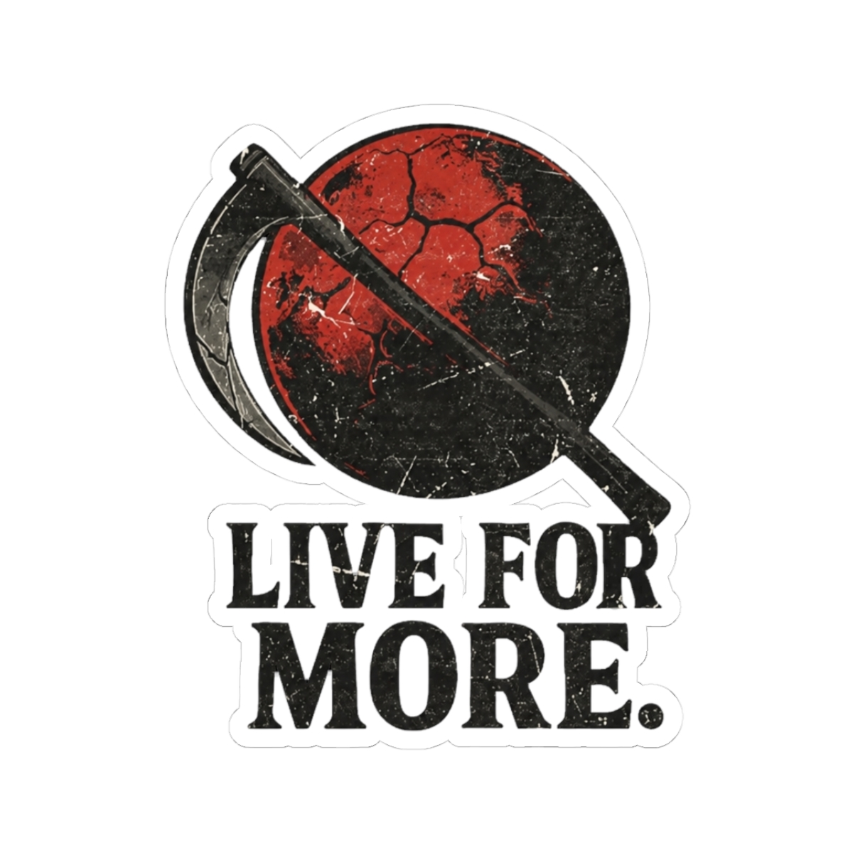 live for more red rising Sticker
