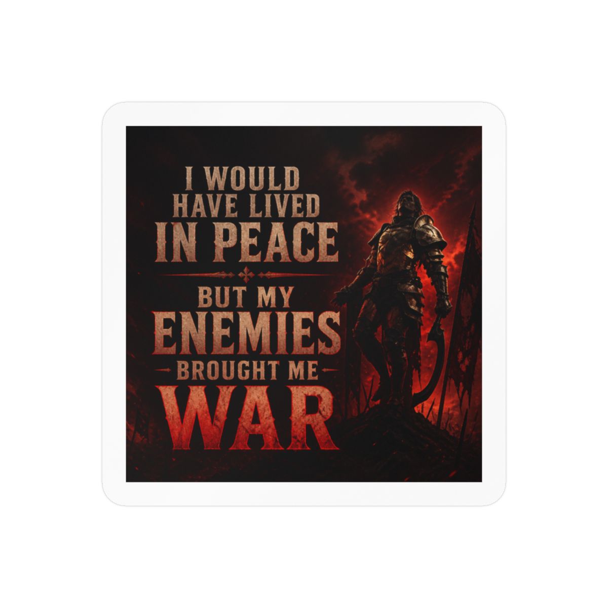 Red Rising Decal - alternate angle 1, merchandise