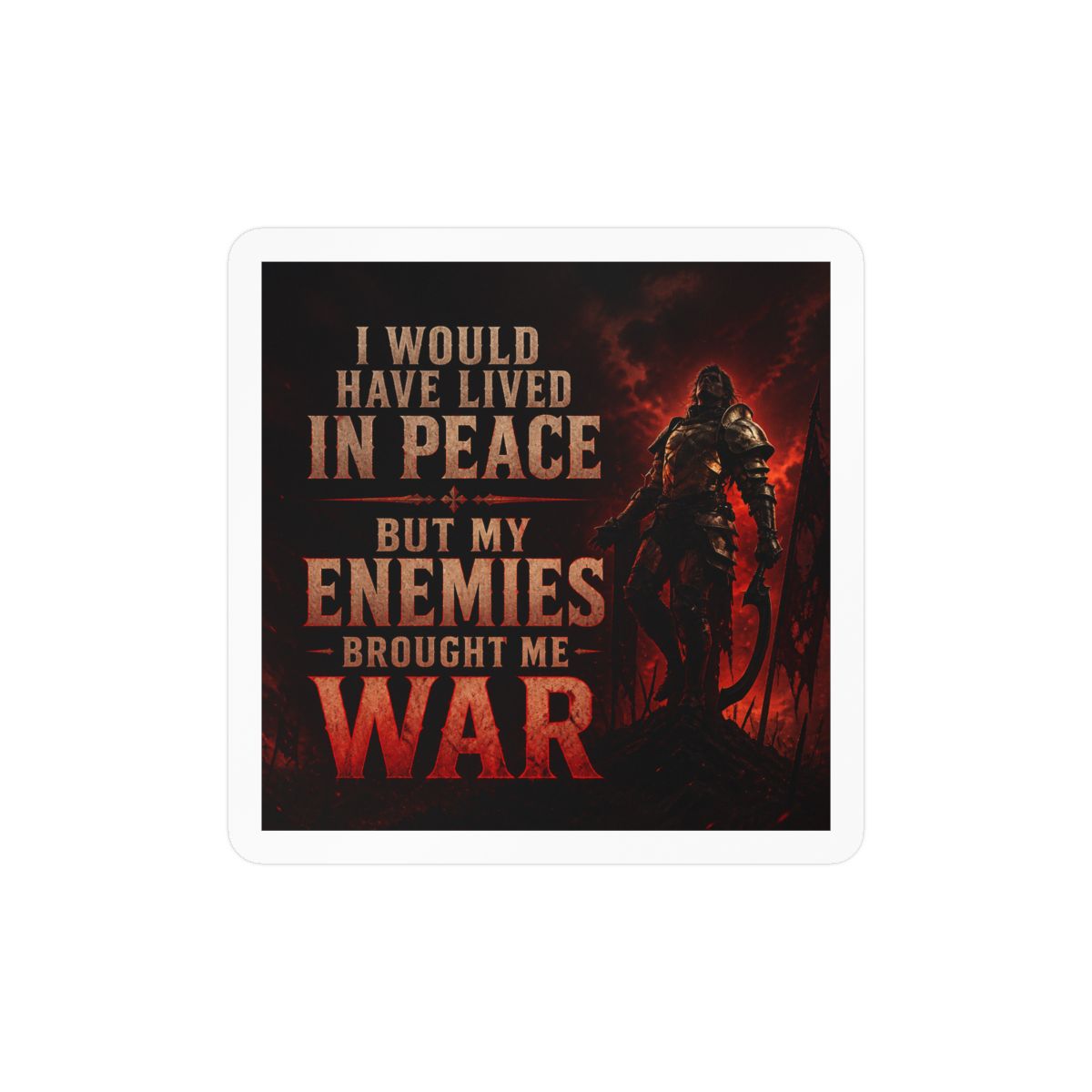 Red Rising Decal - alternate angle 2, merchandise