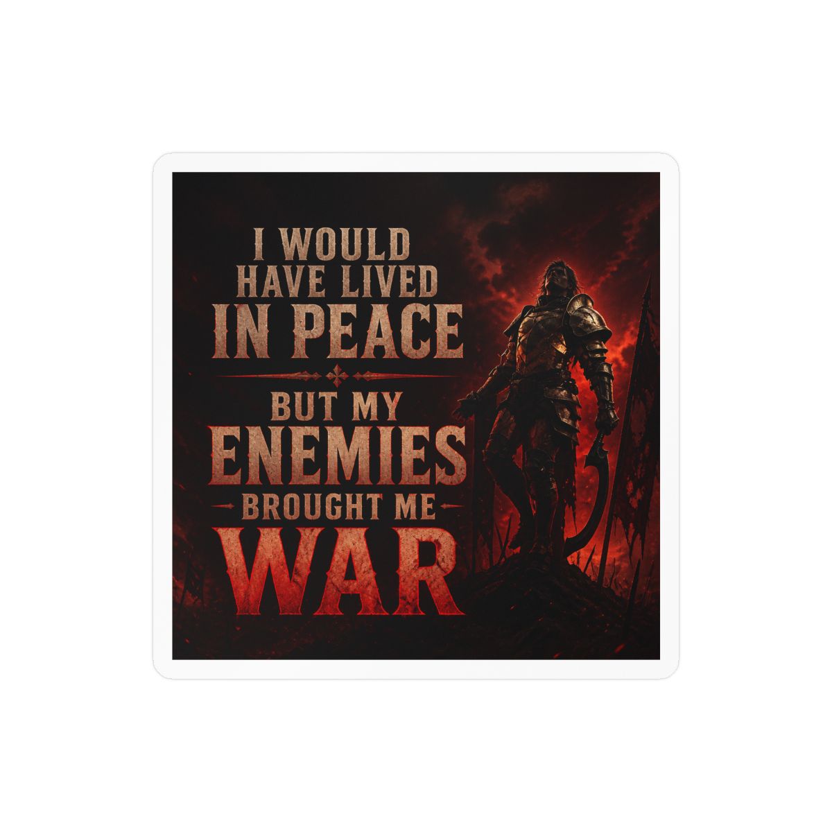 Red Rising Decal - alternate angle 3, merchandise