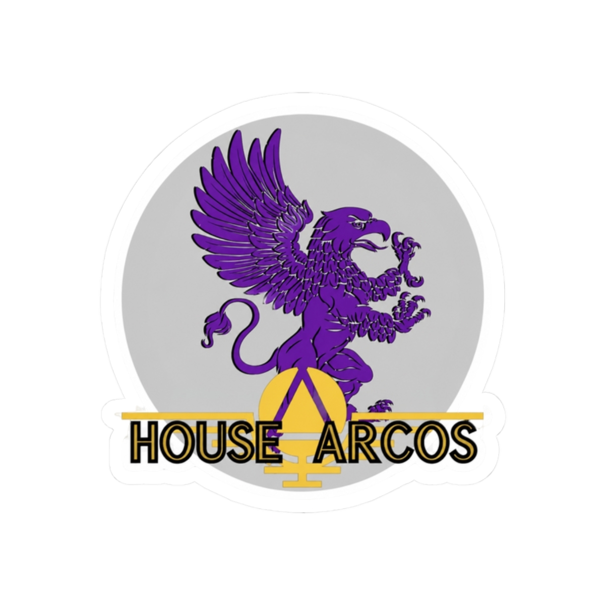 House Arcos Standard Red Rising Inspired - alternate angle 3, merchandise