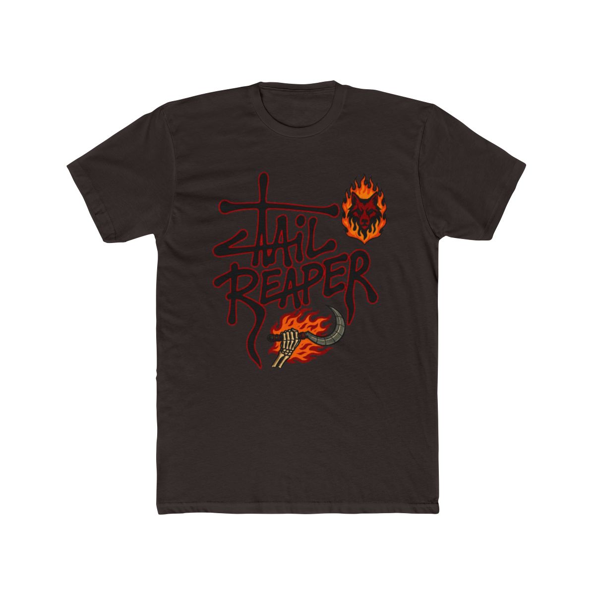 Red Rising Omnis Vir Lupus hail reaper T Shirt - alternate angle 2, merchandise