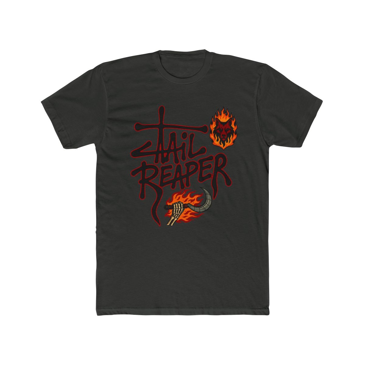 Red Rising Omnis Vir Lupus hail reaper T Shirt - alternate angle 5, merchandise
