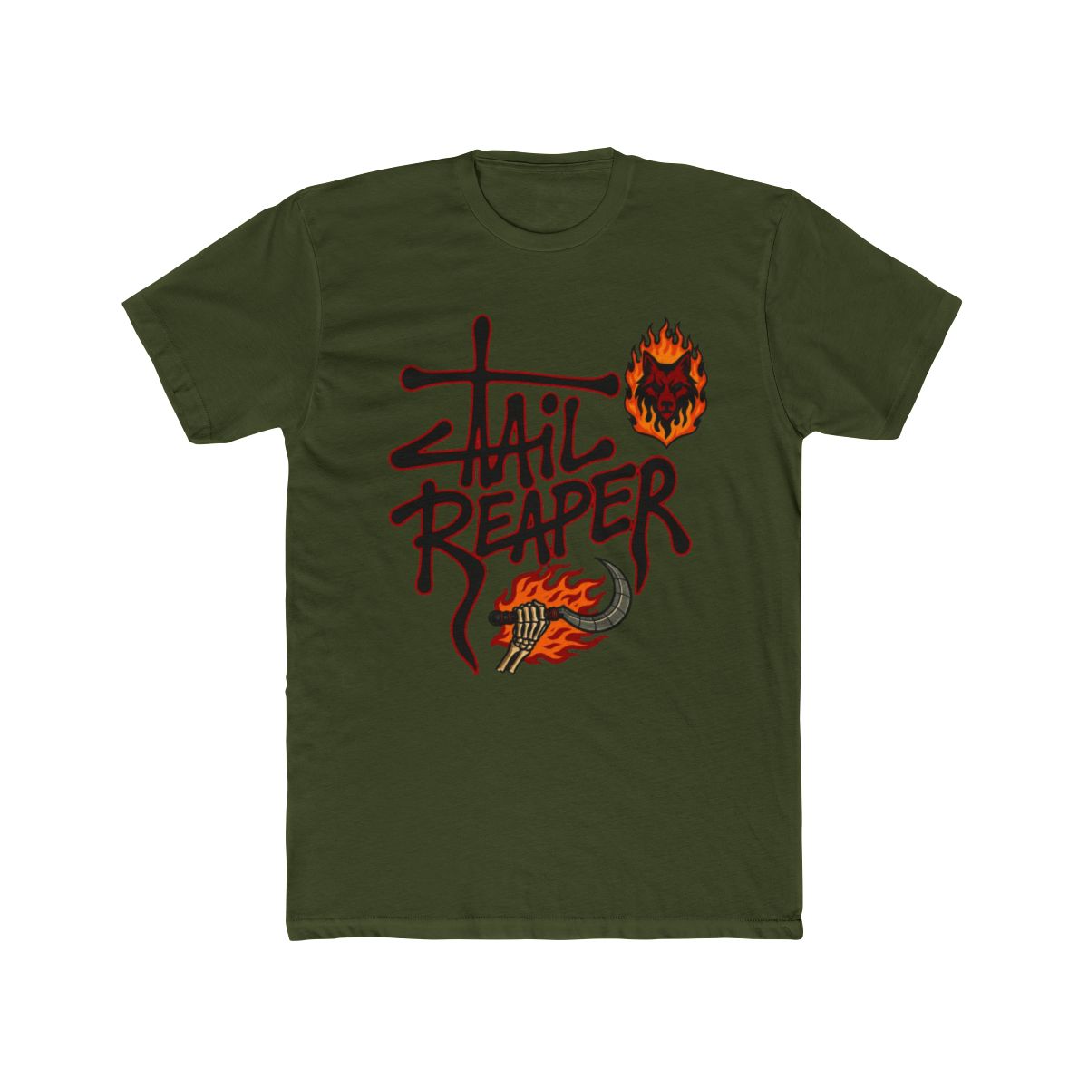 Red Rising Omnis Vir Lupus hail reaper T Shirt - alternate angle 4, merchandise