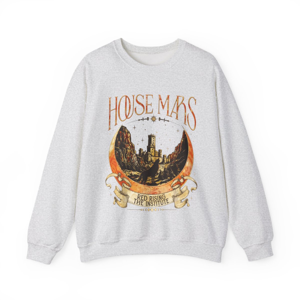 House Mars Red Rising Book Shirt, Red Rising Fan Merch Hoodies, The Institute, The Reaper of Mars Sci Fi Book - alternate angle 2, merchandise