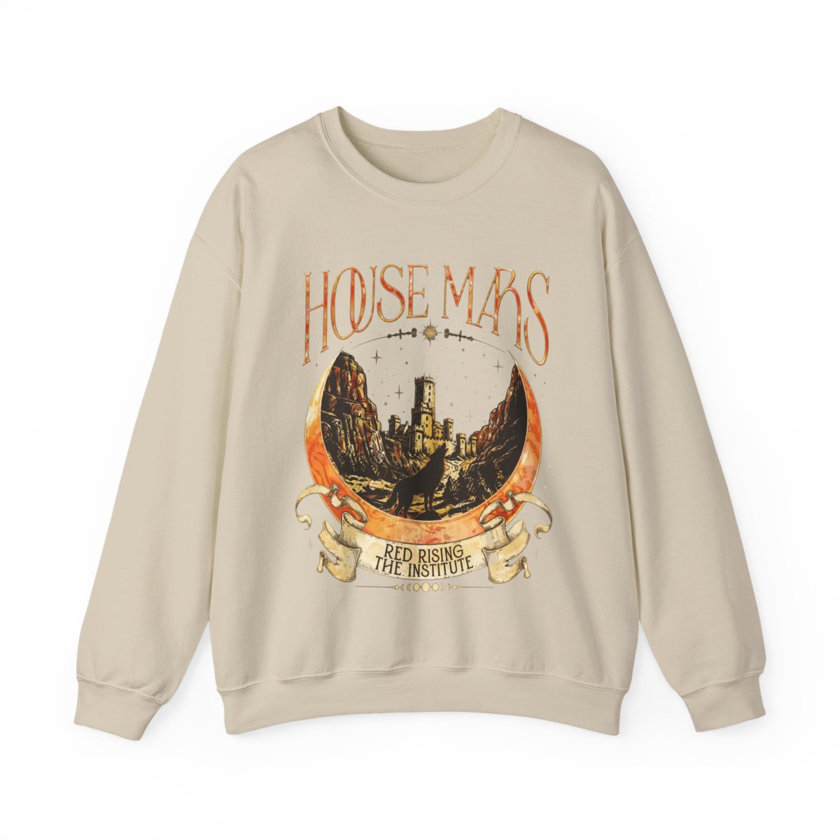 House Mars Red Rising Book Shirt, Red Rising Fan Merch Hoodies, The Institute, The Reaper of Mars Sci Fi Book - alternate angle 4, merchandise