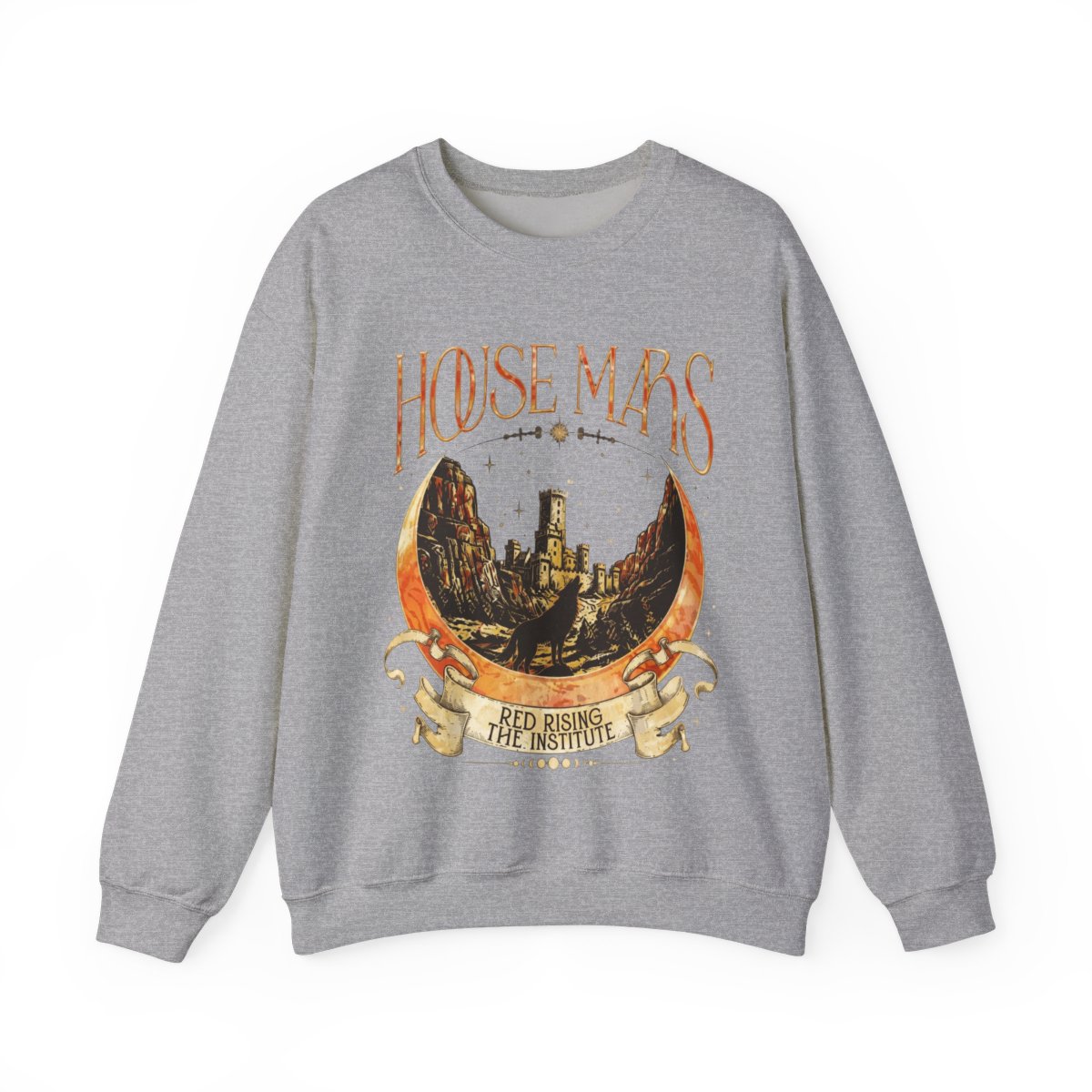 House Mars Red Rising Book Shirt, Red Rising Fan Merch Hoodies, The Institute, The Reaper of Mars Sci Fi Book - alternate angle 5, merchandise