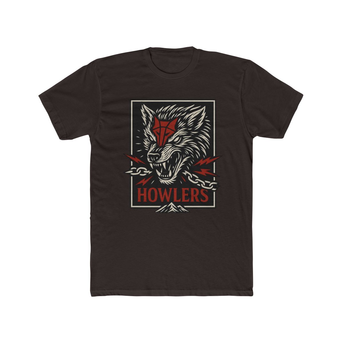 Howlers Wolf T Shirt - Red Rising Inspired Sci-Fi Tee for Book Lovers, Darrow & Sevro Graphic Shirt - alternate angle 2, merchandise