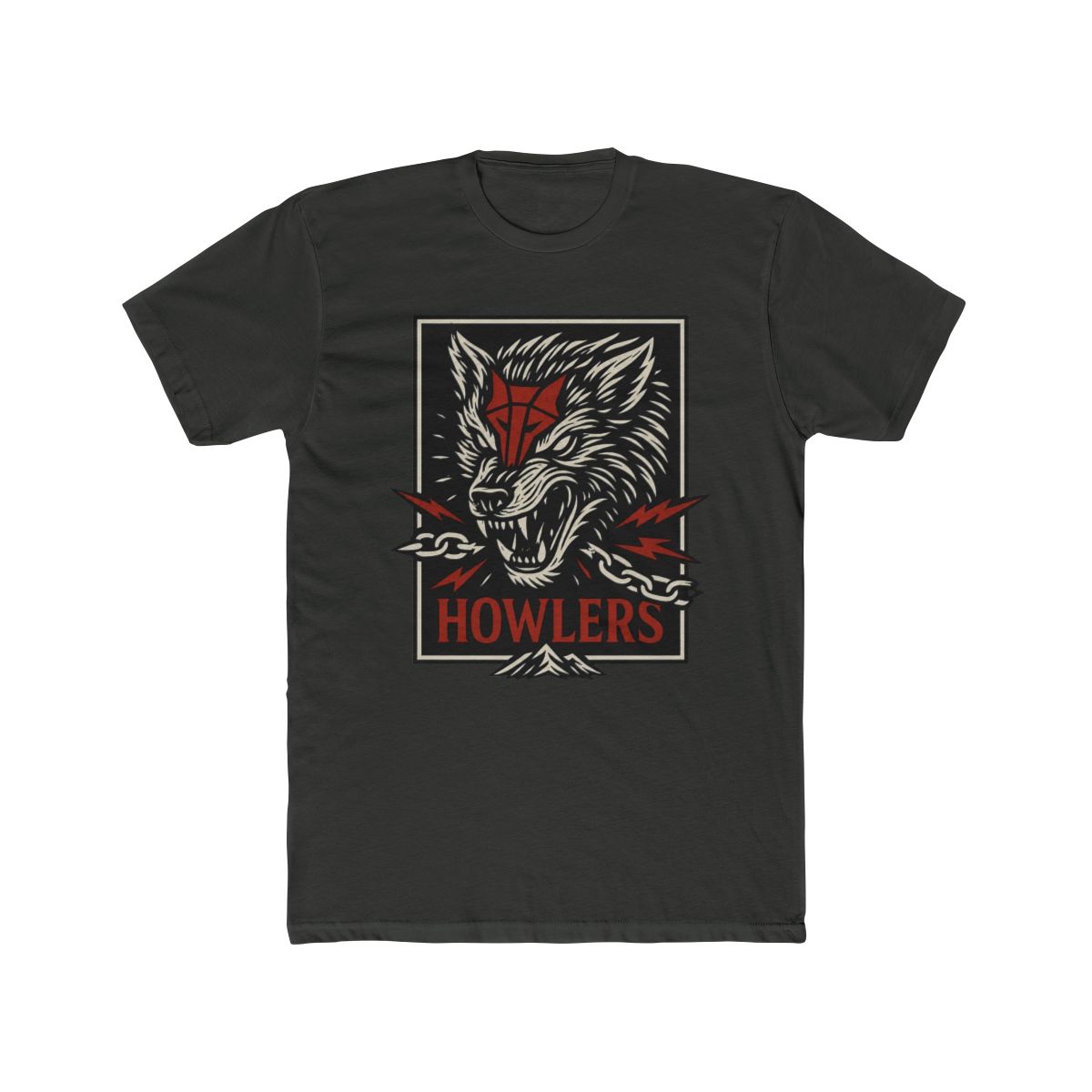 Howlers Wolf T Shirt - Red Rising Inspired Sci-Fi Tee for Book Lovers, Darrow & Sevro Graphic Shirt - alternate angle 5, merchandise