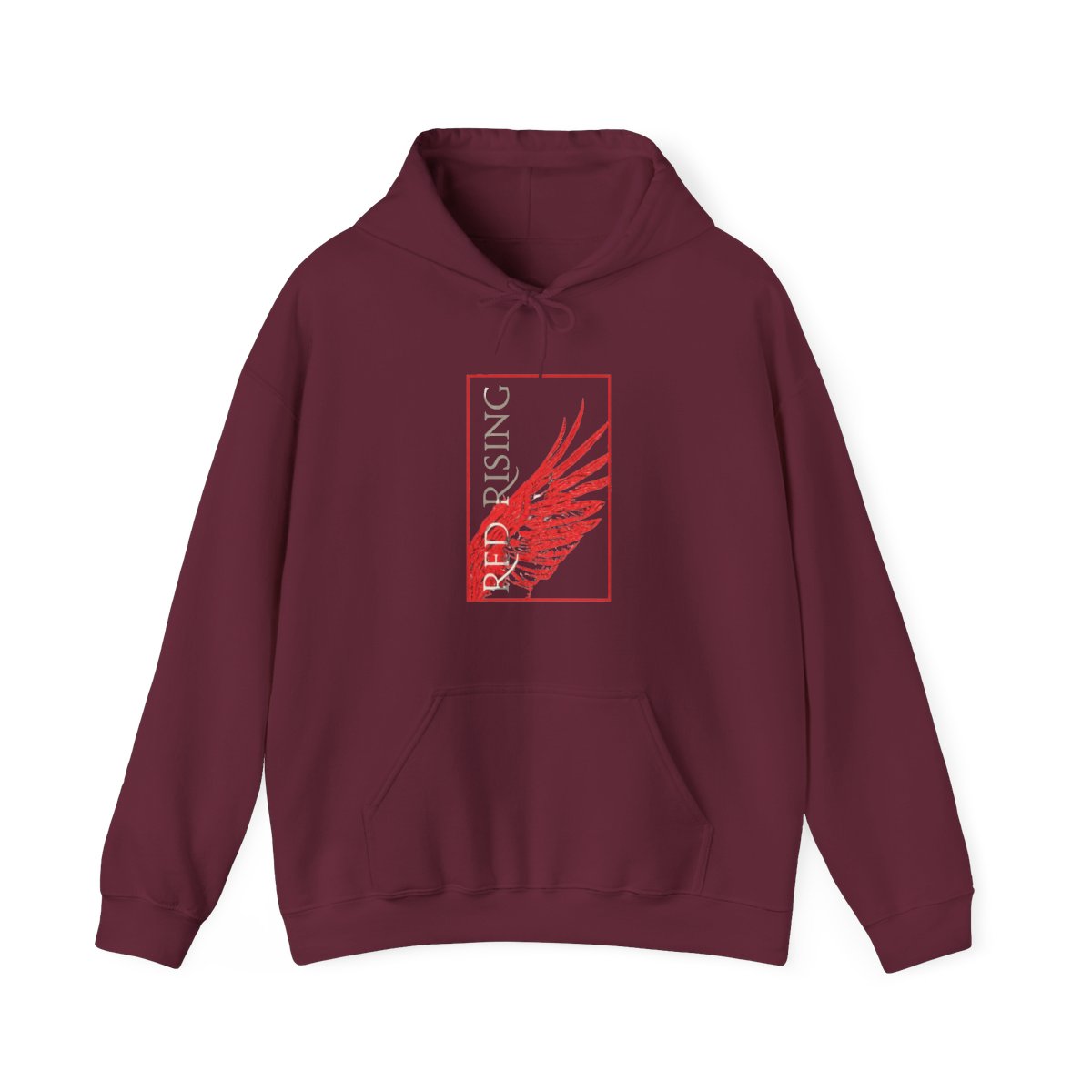 Red Rising Book Cover Hoodie - alternate angle 3, merchandise