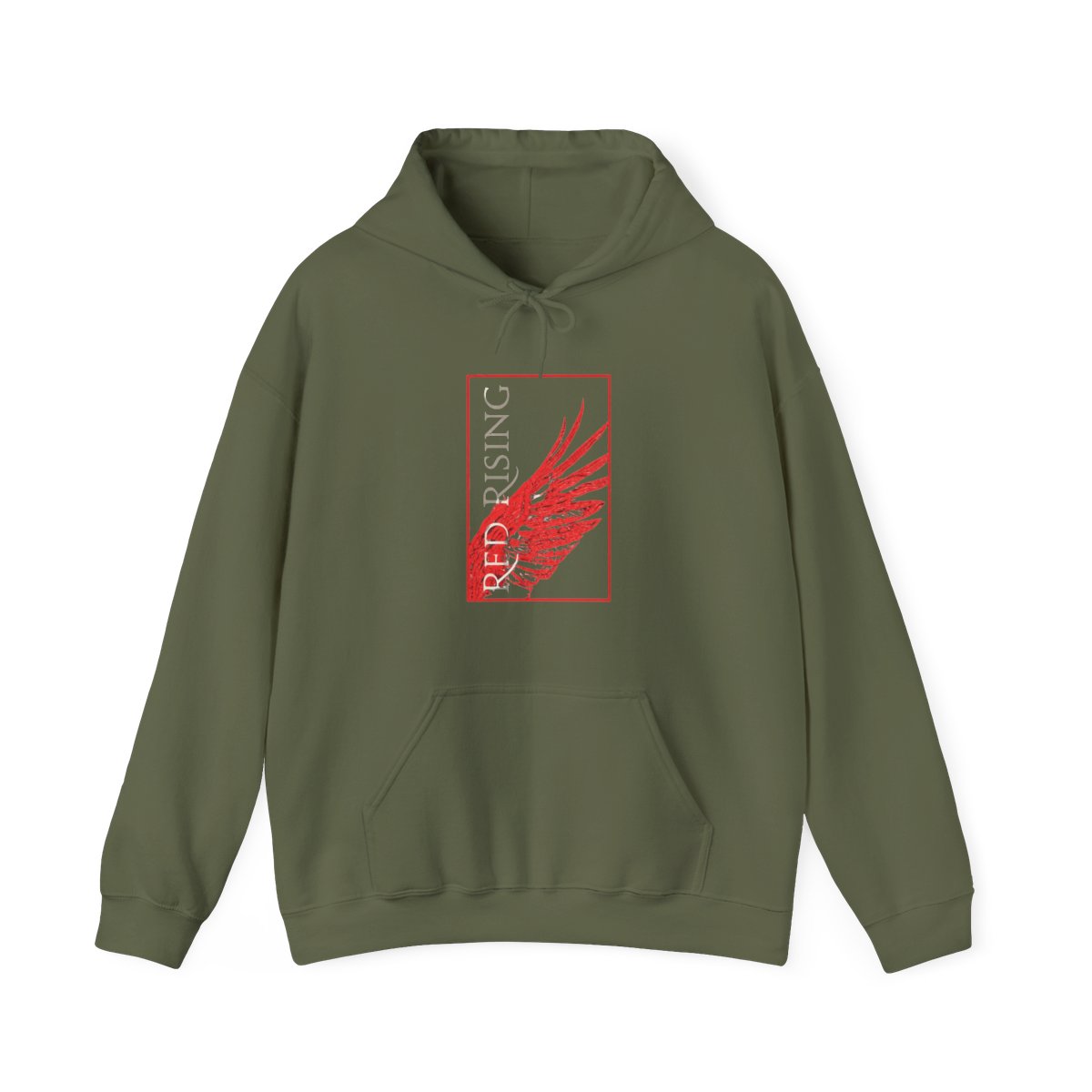 Red Rising Book Cover Hoodie - alternate angle 4, merchandise