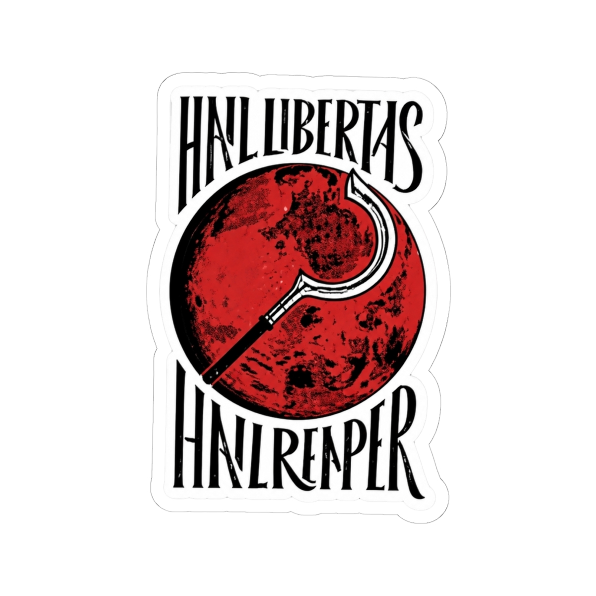Red Rising Merch, Hail Libertas Hail Reaper Sticker, Officially